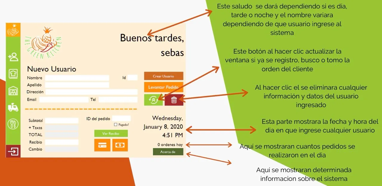 Screenshot of the app