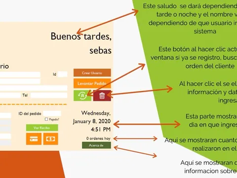 Screenshot of the app